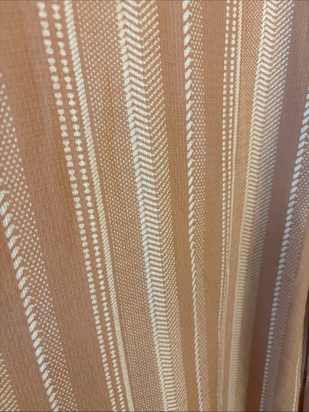 Lulu's Dusty Rose Striped Midi Dress - Picture 4 of 4